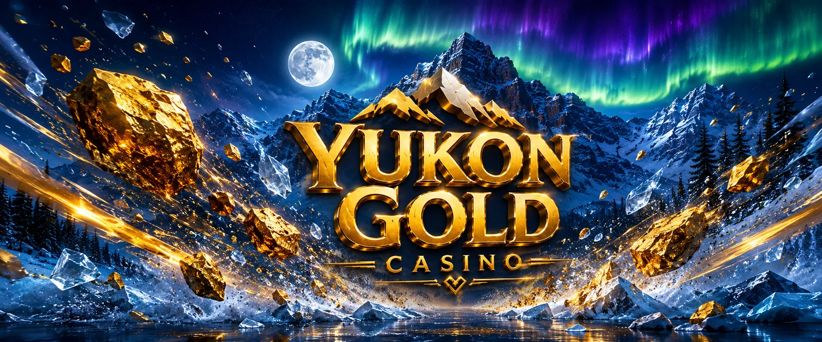 Yukon Gold casino banner artwork